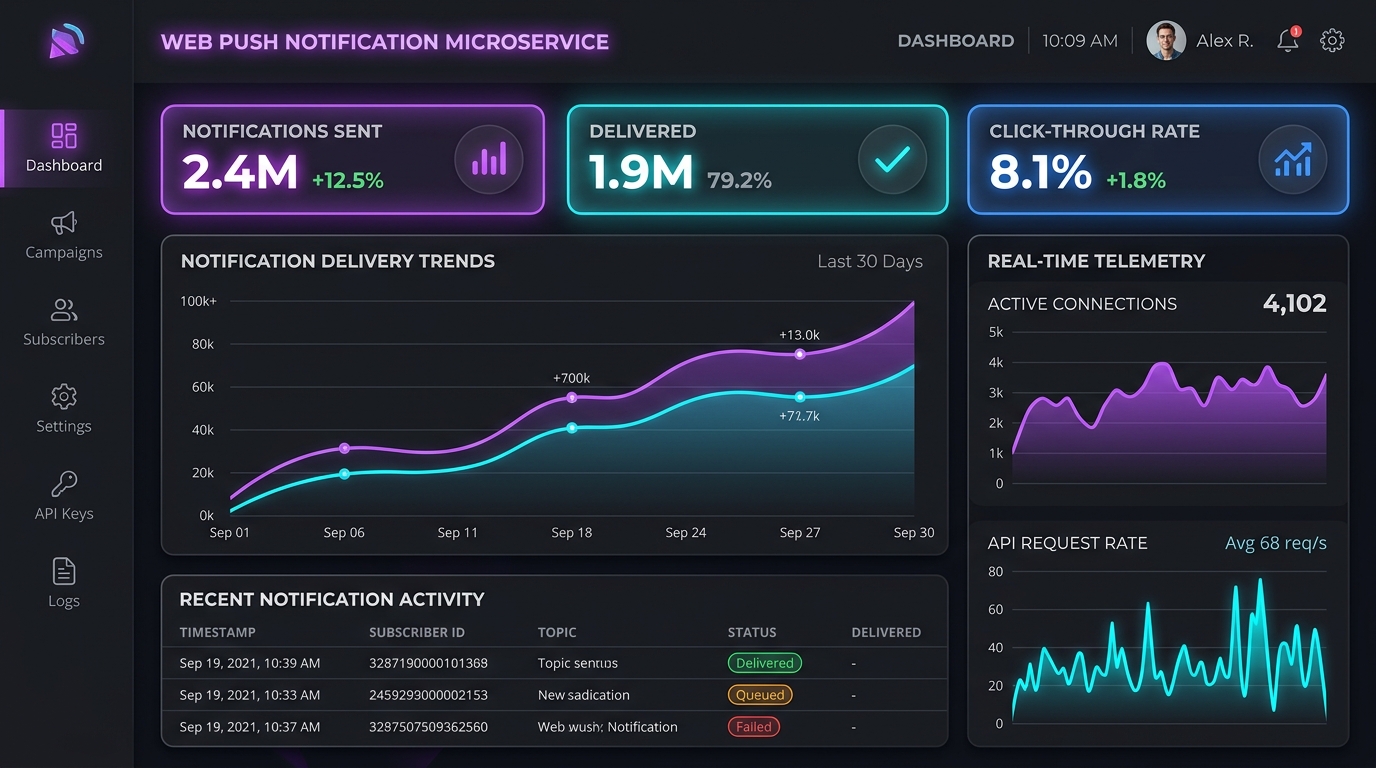 Push Notification Microservice